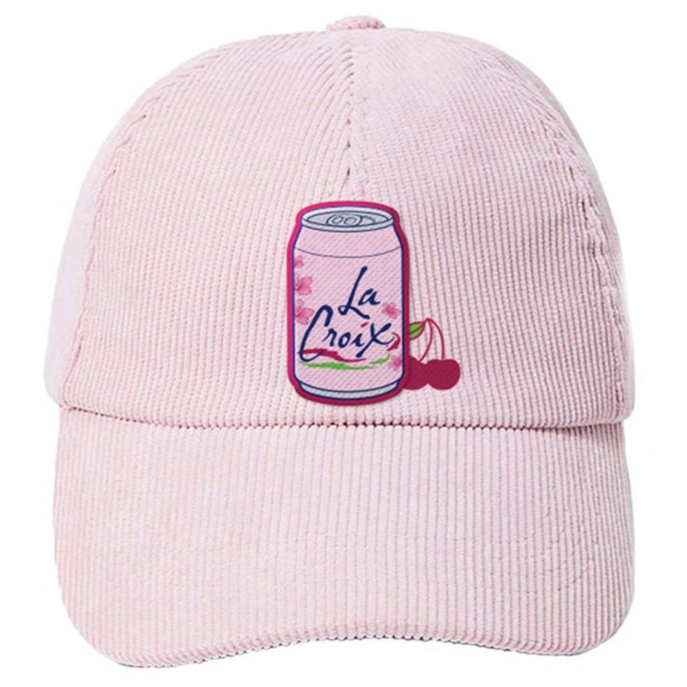 New! LaCroix Cherry Blossom Corduroy Baseball Cap